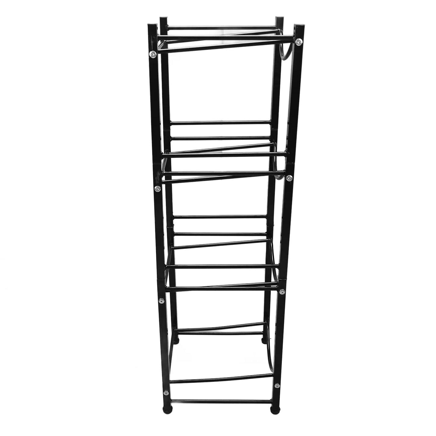 Water Cooler Jug Holder 4 Tier Space Saving Rust Proof Single Row Water Bottle Holder Stand for Home Kitchen Office