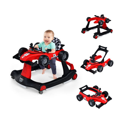 Versatile 4-in-1 Baby Push Walker - Adjustable Height & Speed for Growing Tots!