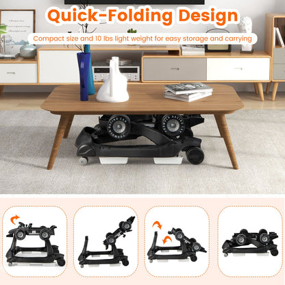 Versatile 4-in-1 Baby Push Walker - Adjustable Height & Speed for Growing Tots!