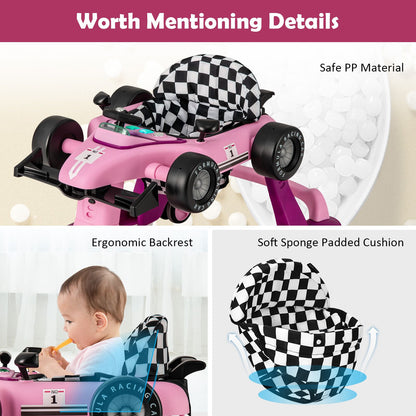 Versatile 4-in-1 Baby Push Walker - Adjustable Height & Speed for Growing Tots!