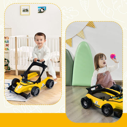 Versatile 4-in-1 Baby Push Walker - Adjustable Height & Speed for Growing Tots!