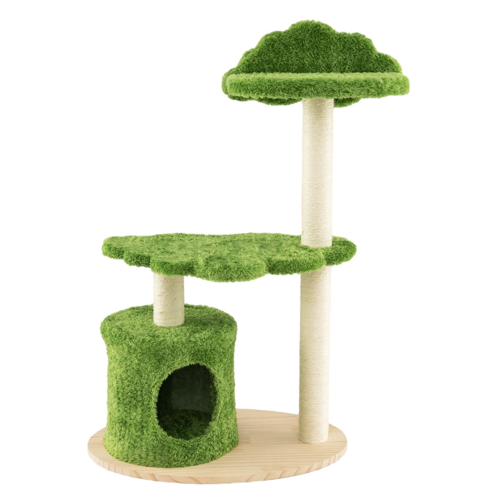 Charming 97 Cm Cat Tree with Durable Sisal Scratching Posts - Perfect for Play and Relaxation!