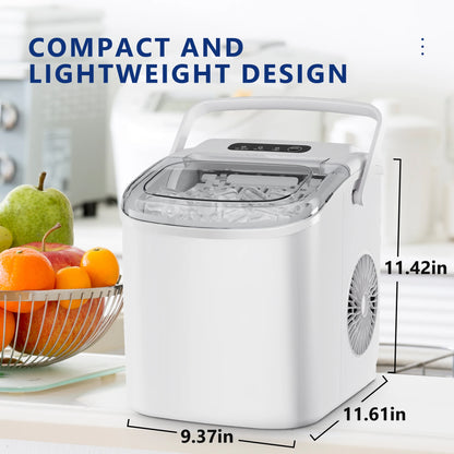 SIMALIFE IM‑06 Countertop Bullet Ice Maker – Portable & Self‑Cleaning