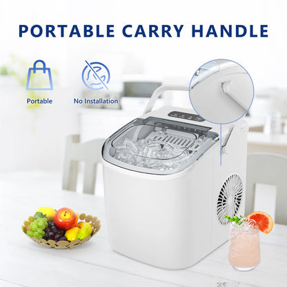 SIMALIFE IM‑06 Countertop Bullet Ice Maker – Portable & Self‑Cleaning