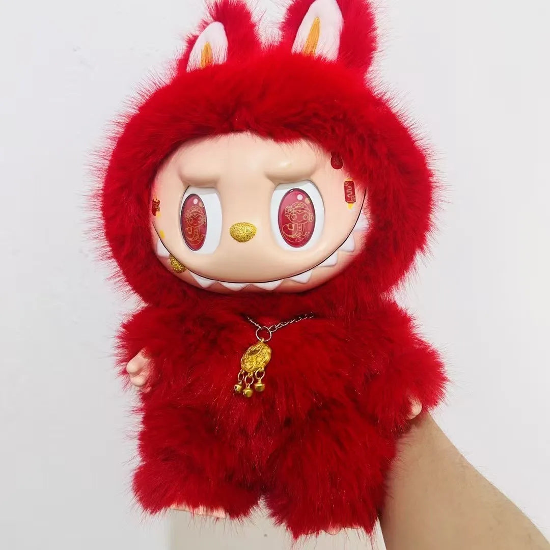 58cm Labubu Plush Toy Dolls Zimomo Big Chief
