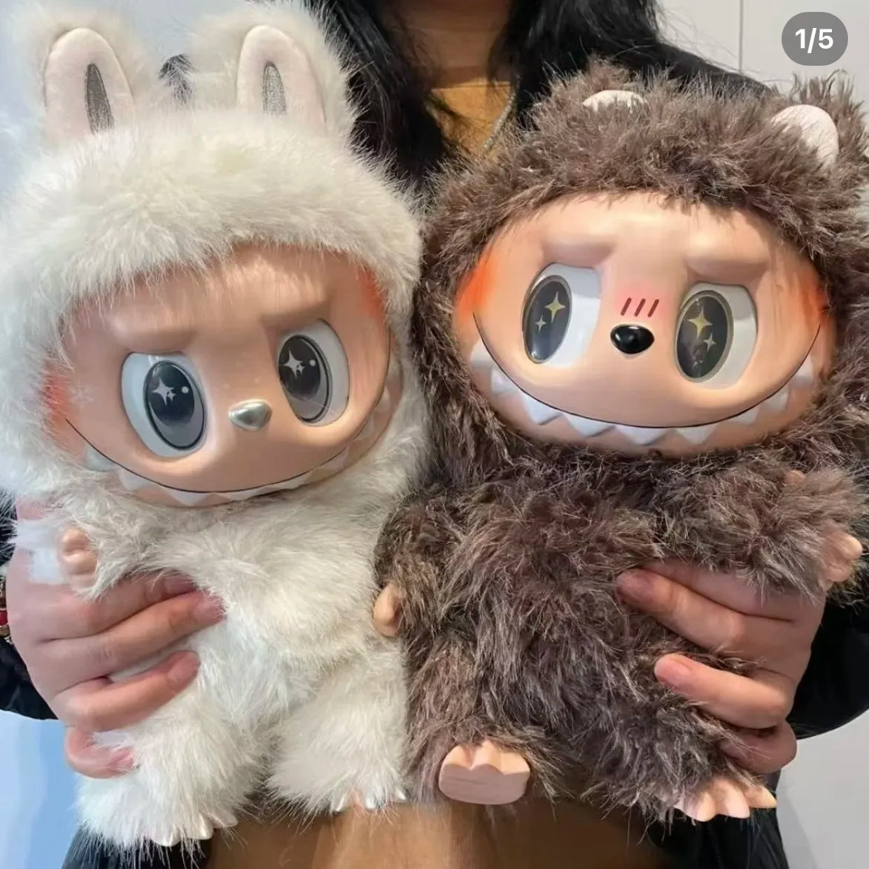 58cm Labubu Plush Toy Dolls Zimomo Big Chief