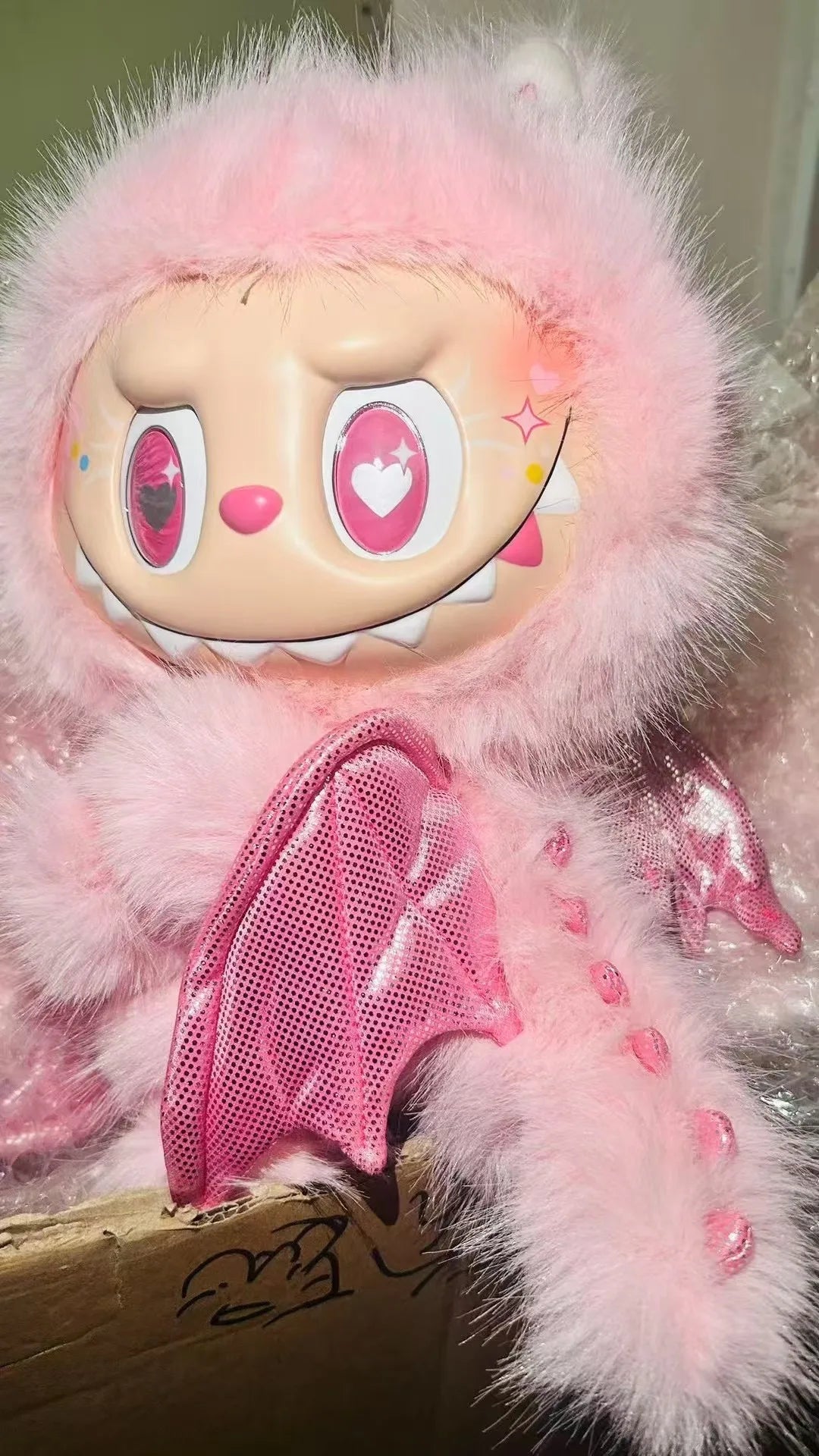 58cm Labubu Plush Toy Dolls Zimomo Big Chief