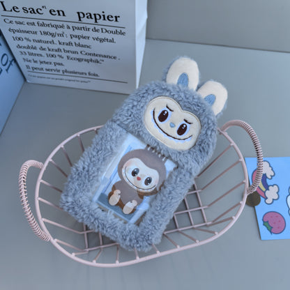 1pc Cartoon Plush Cloth Purse Card Bag