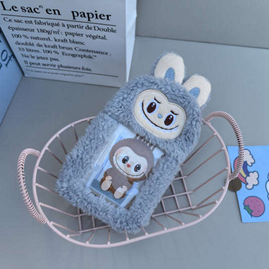 1pc Cartoon Plush Cloth Purse Card Bag