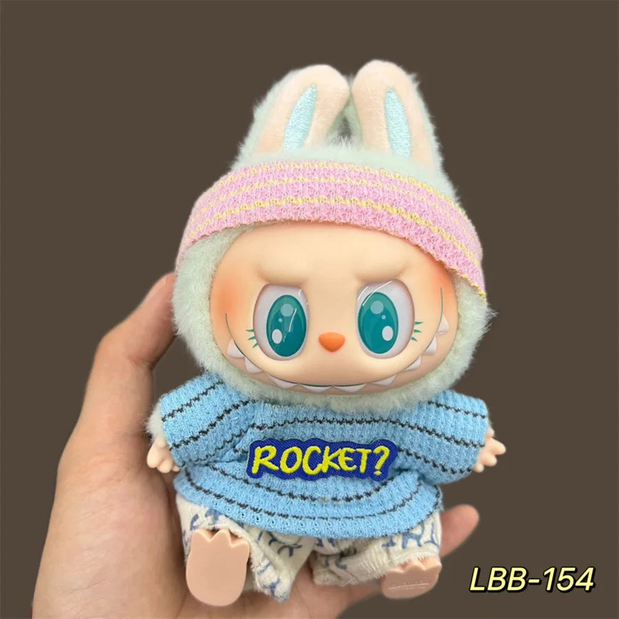Labubu Plush Doll Skirt- Adorable Skirt Set for DIY Clothes Accessories