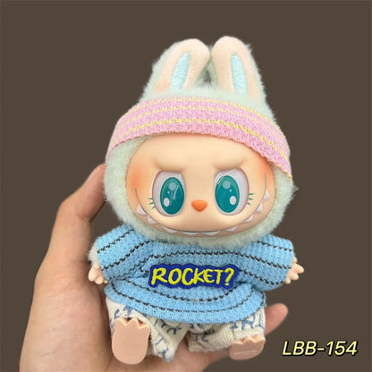 Labubu Plush Doll Skirt- Adorable Skirt Set for DIY Clothes Accessories