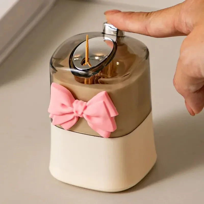 Creative Pop-Up Toothpick Holder – Automatic Push Storage Box