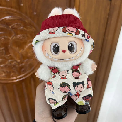 Labubu Plush Doll Skirt- Adorable Skirt Set for DIY Clothes Accessories