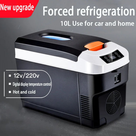 10L Portable Mini Fridge – Hot & Cold Car & Home Dual-Use with Digital Display