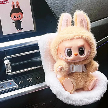 Labubu Car Safety Seat For 15-17cm Mini Plush
