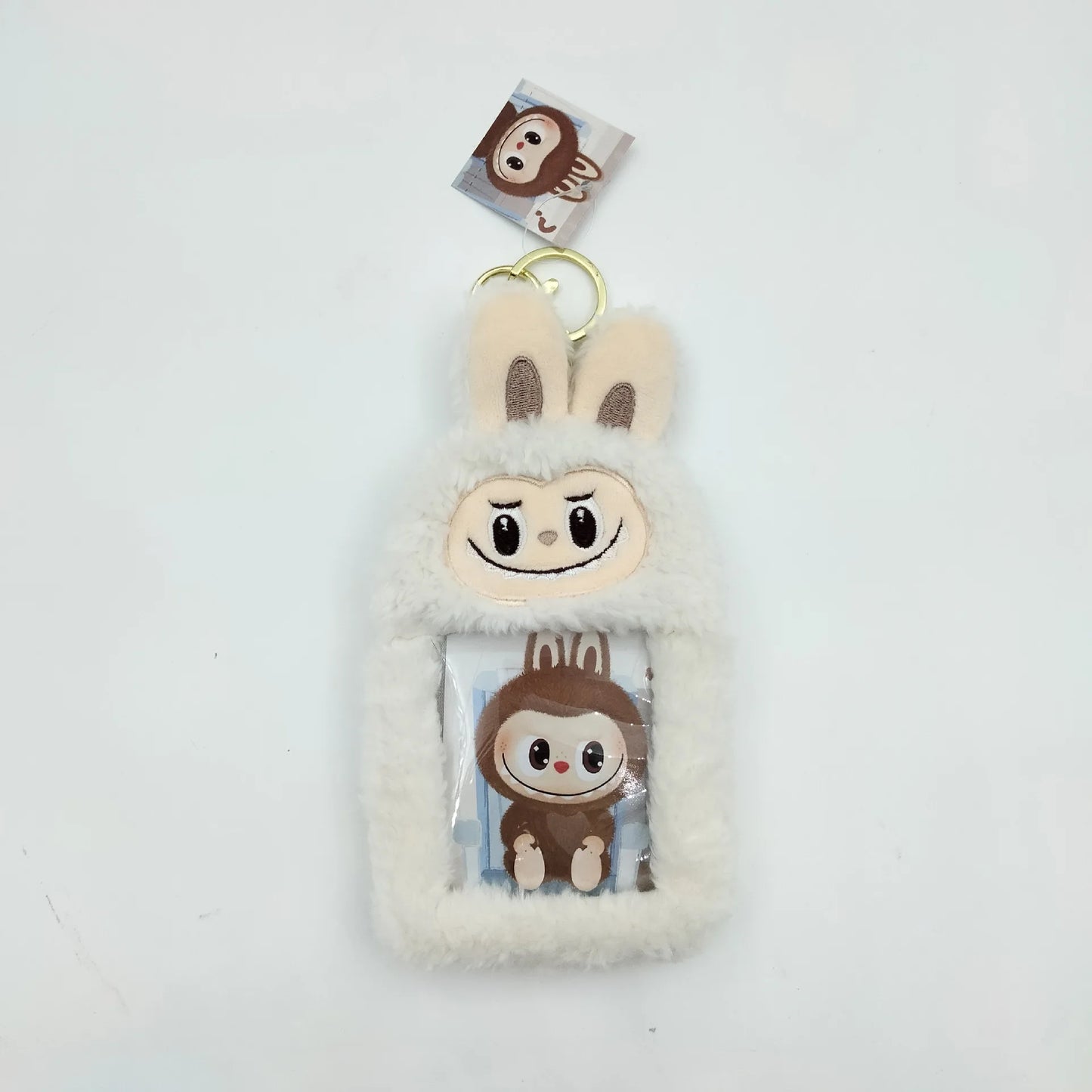 1pc Cartoon Plush Cloth Purse Card Bag