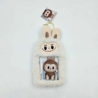 1pc Cartoon Plush Cloth Purse Card Bag