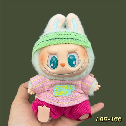 Labubu Plush Doll Skirt- Adorable Skirt Set for DIY Clothes Accessories