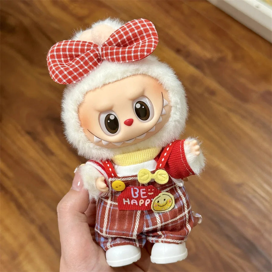 Labubu Plush Doll Skirt- Adorable Skirt Set for DIY Clothes Accessories