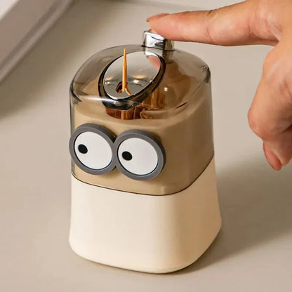 Creative Pop-Up Toothpick Holder – Automatic Push Storage Box