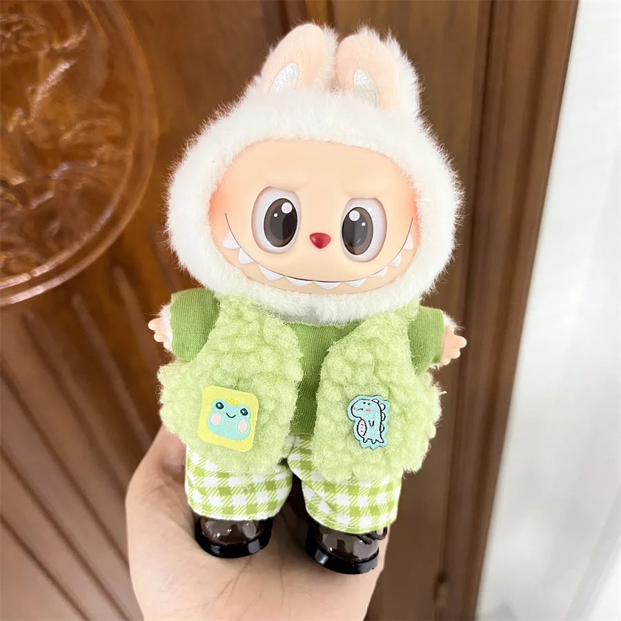 Labubu Plush Doll Skirt- Adorable Skirt Set for DIY Clothes Accessories