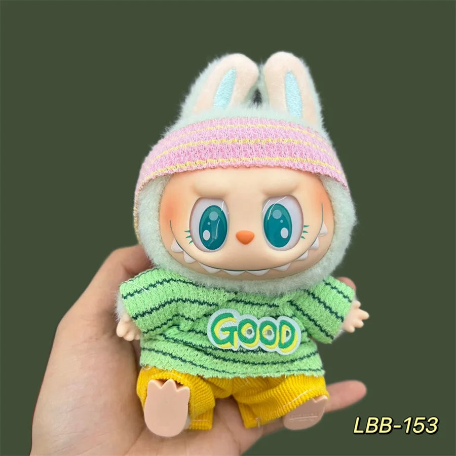 Labubu Plush Doll Skirt- Adorable Skirt Set for DIY Clothes Accessories