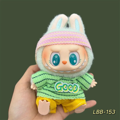 Labubu Plush Doll Skirt- Adorable Skirt Set for DIY Clothes Accessories