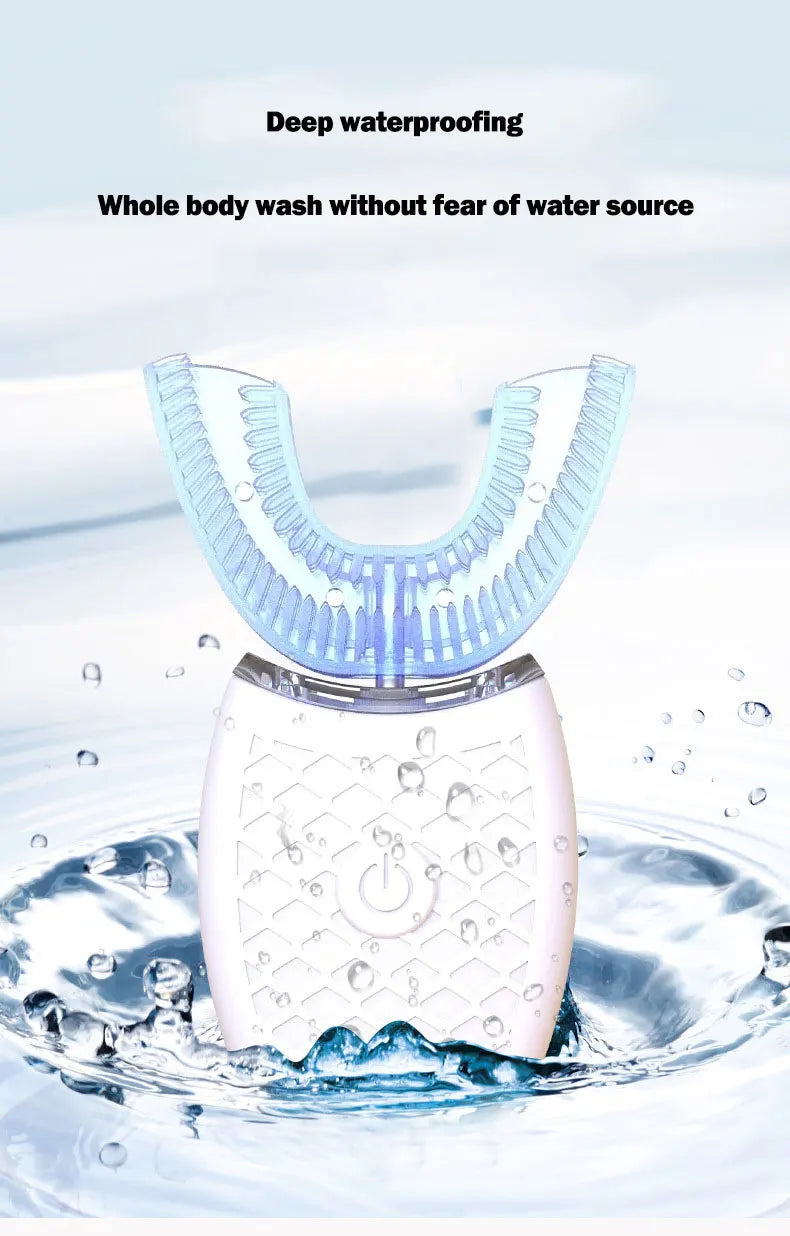 360° U-Type Sonic Toothbrush – Smart Automatic Electric Toothbrush