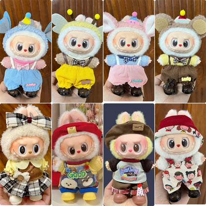 Labubu Plush Doll Skirt- Adorable Skirt Set for DIY Clothes Accessories