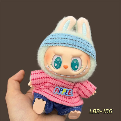 Labubu Plush Doll Skirt- Adorable Skirt Set for DIY Clothes Accessories