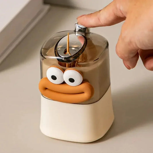 Creative Pop-Up Toothpick Holder – Automatic Push Storage Box