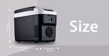 10L Portable Mini Fridge – Hot & Cold Car & Home Dual-Use with Digital Display
