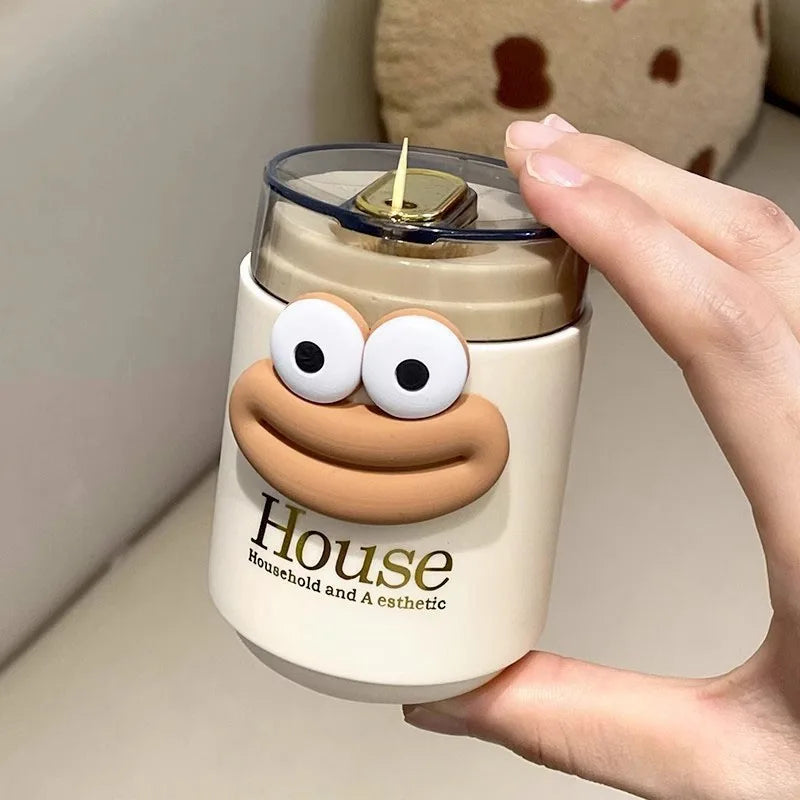 Creative Pop-Up Toothpick Holder – Automatic Push Storage Box