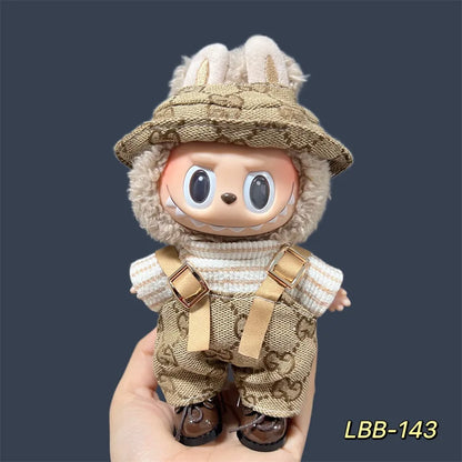Labubu Plush Doll Skirt- Adorable Skirt Set for DIY Clothes Accessories