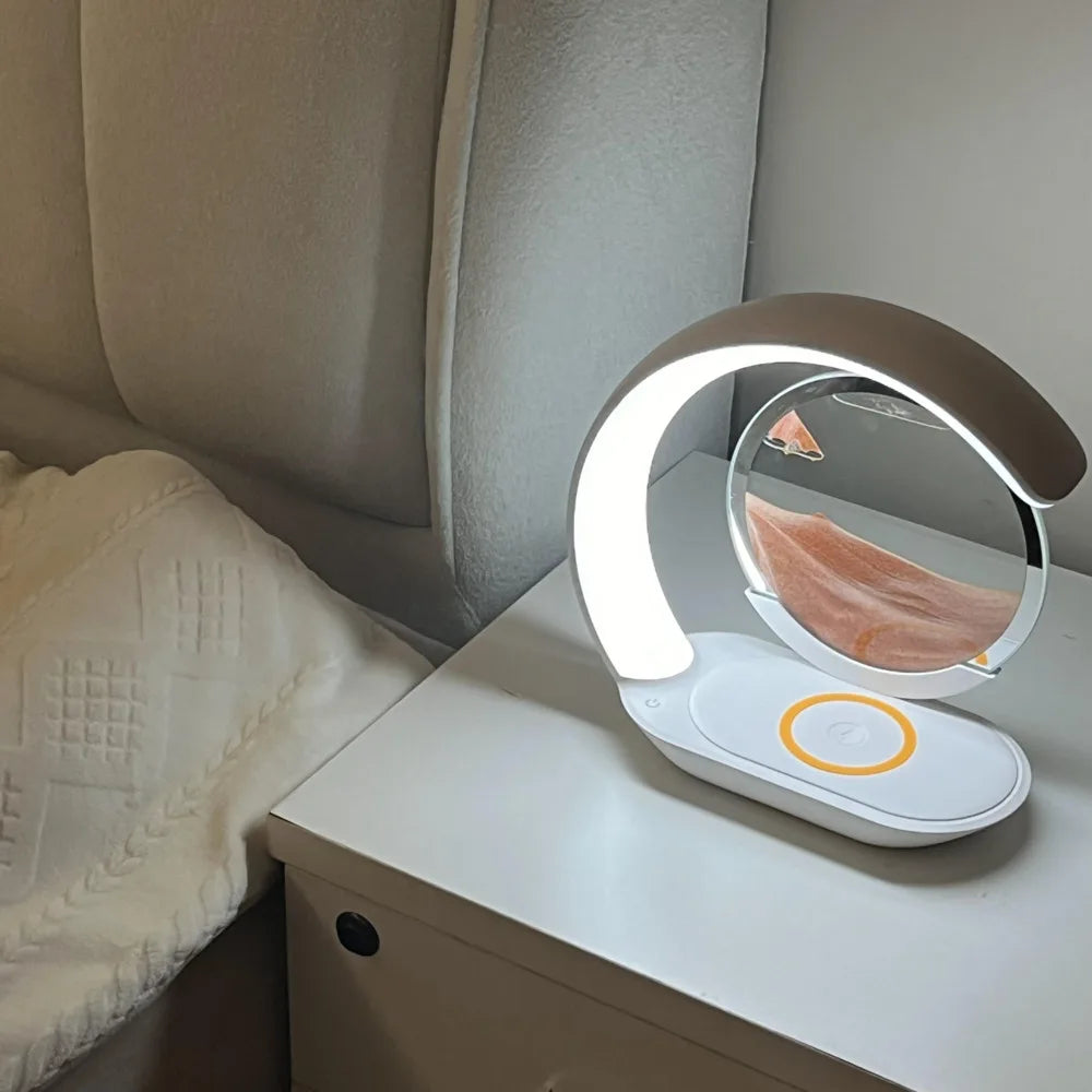 Night Light Sand Painting with Wireless Charging