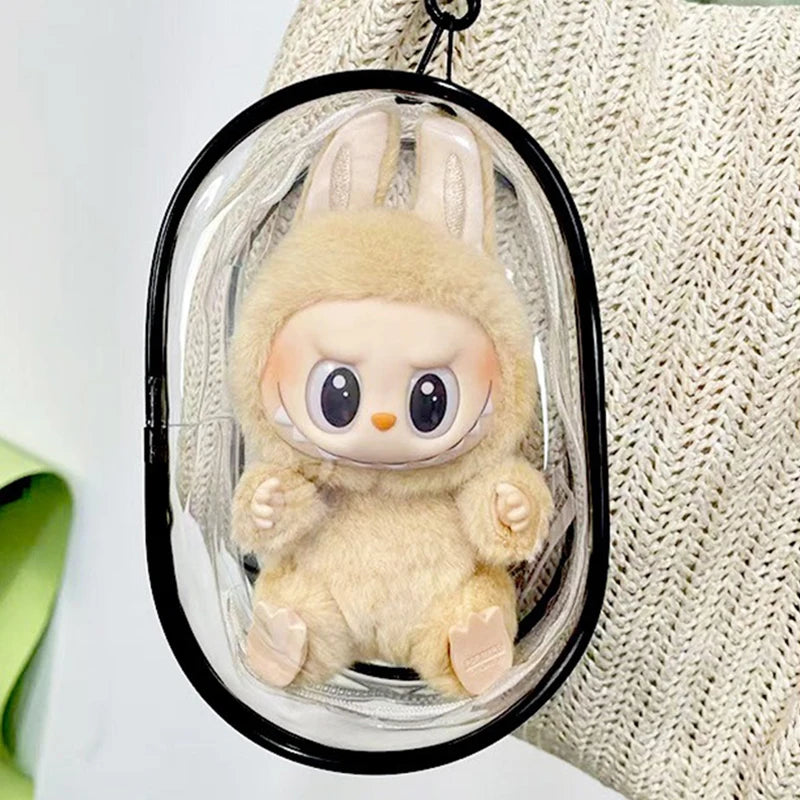 15cm Labubu Transparent Protective Cover