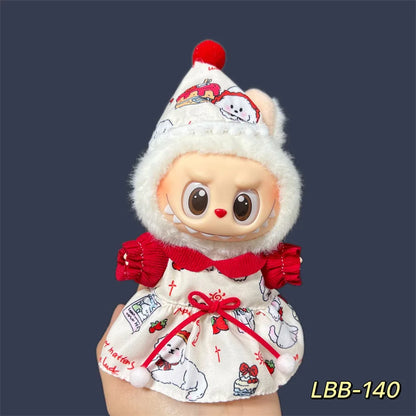 Labubu Plush Doll Skirt- Adorable Skirt Set for DIY Clothes Accessories
