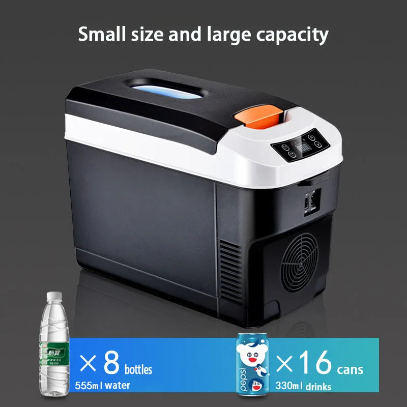 10L Portable Mini Fridge – Hot & Cold Car & Home Dual-Use with Digital Display
