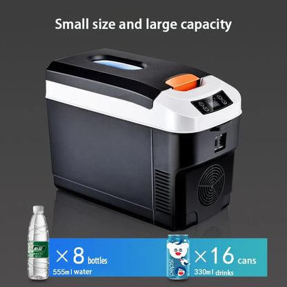 10L Portable Mini Fridge – Hot & Cold Car & Home Dual-Use with Digital Display