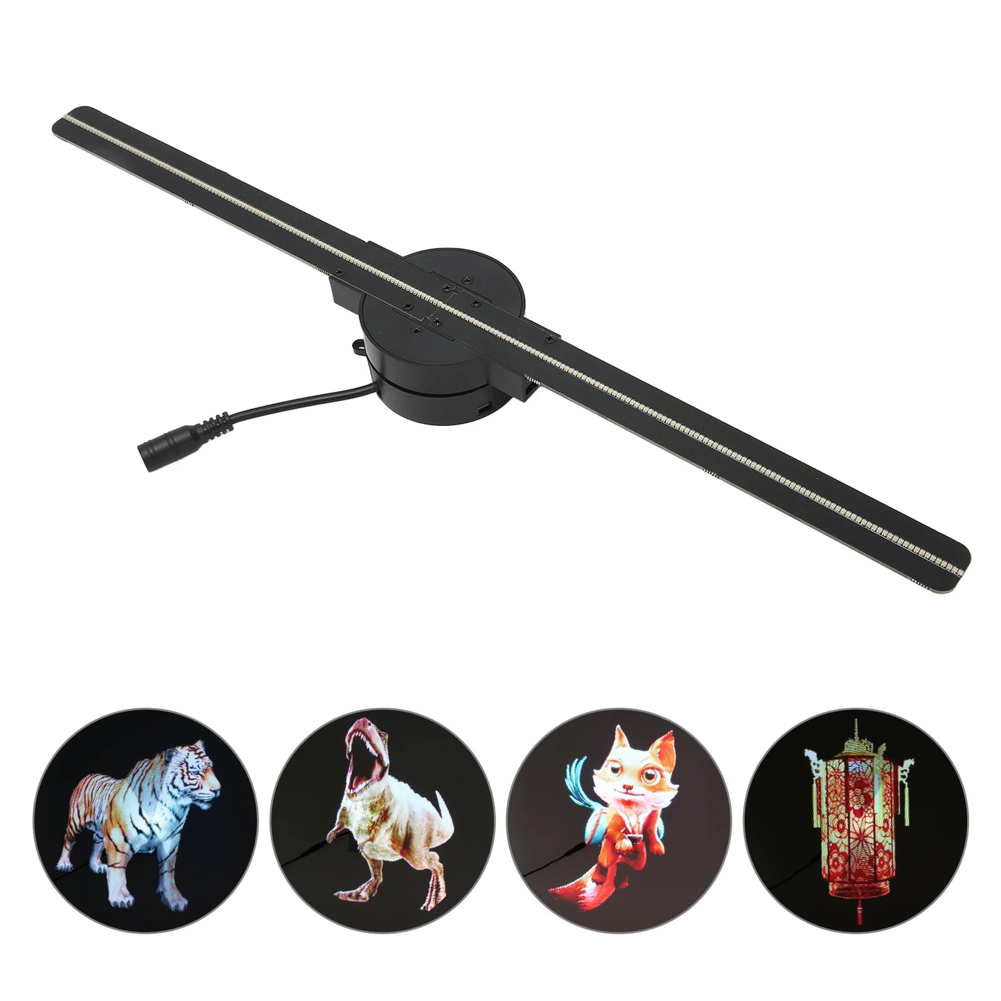 3D Hologram Display Fan – 16.5" WiFi LED Projector for Store Advertising