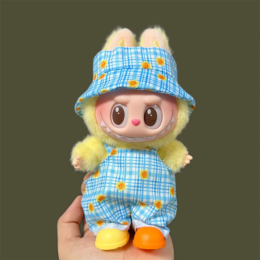 Labubu Plush Doll Skirt- Adorable Skirt Set for DIY Clothes Accessories
