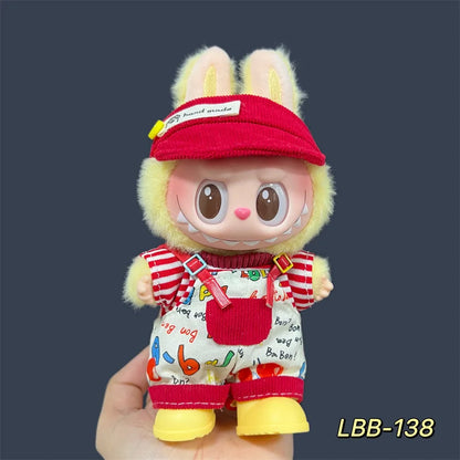 Labubu Plush Doll Skirt- Adorable Skirt Set for DIY Clothes Accessories