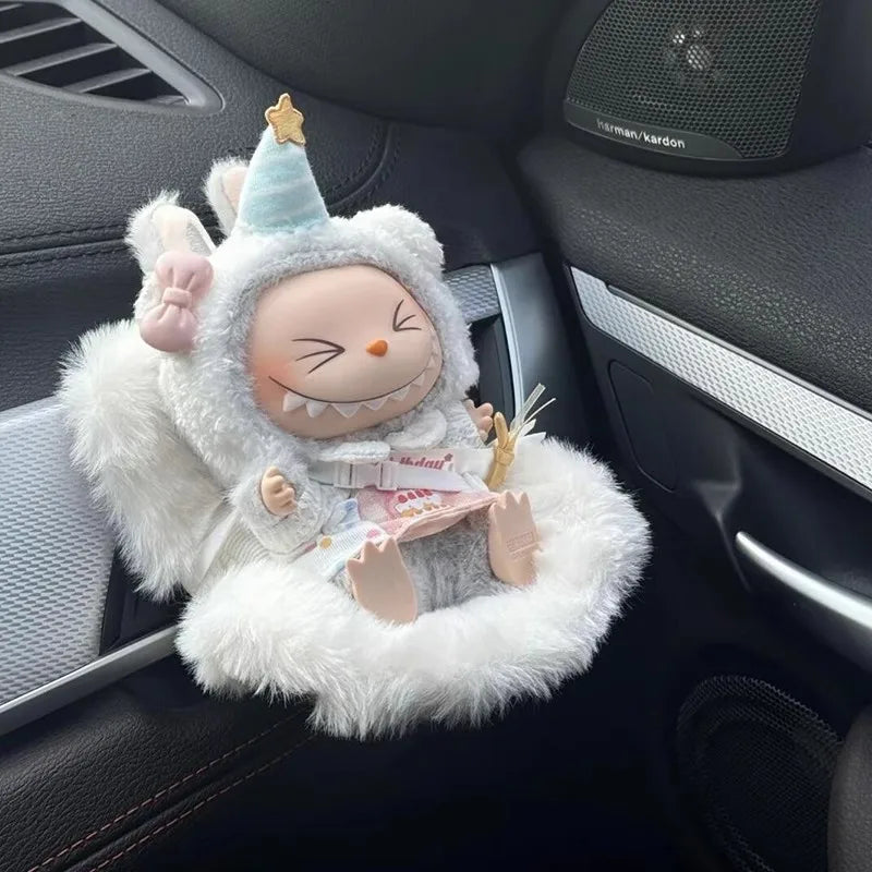 Labubu Car Safety Seat For 15-17cm Mini Plush
