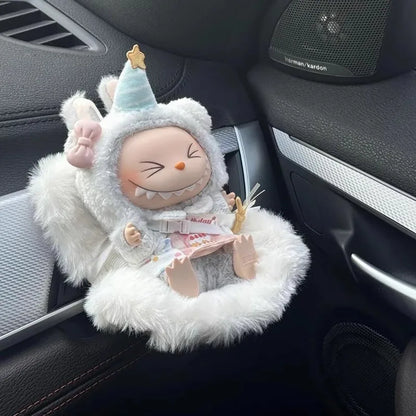 Labubu Car Safety Seat For 15-17cm Mini Plush