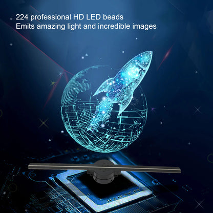 3D Hologram Display Fan – 16.5" WiFi LED Projector for Store Advertising