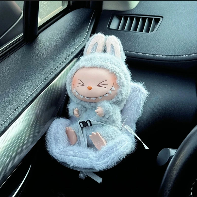 Labubu Car Safety Seat For 15-17cm Mini Plush