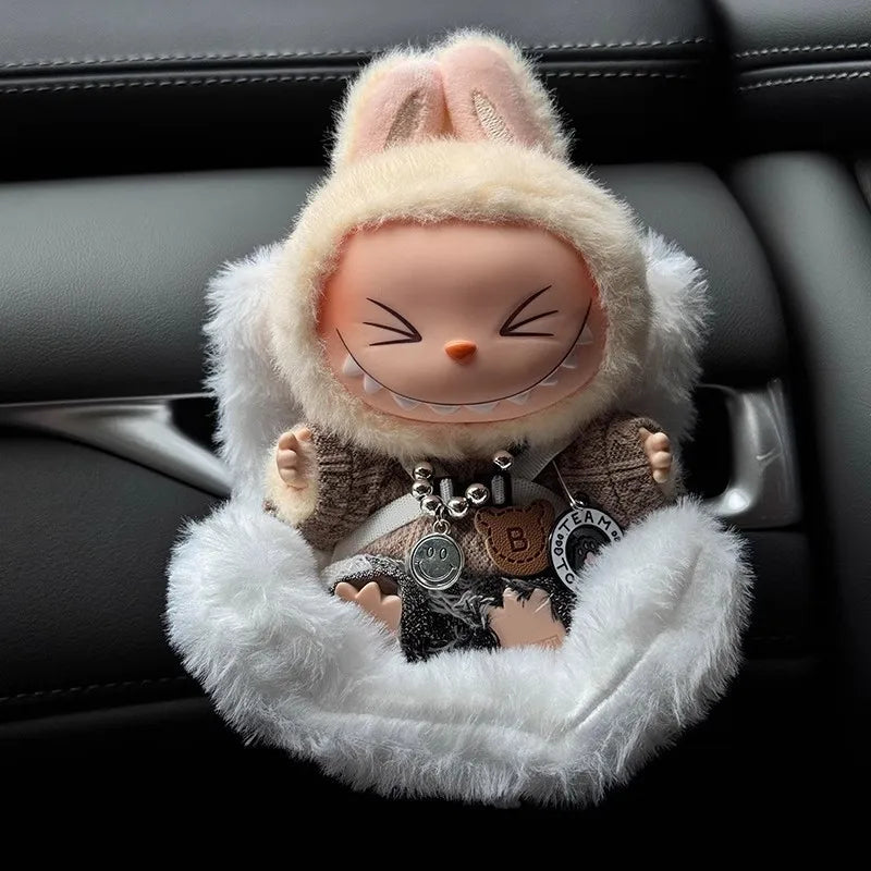 Labubu Car Safety Seat For 15-17cm Mini Plush
