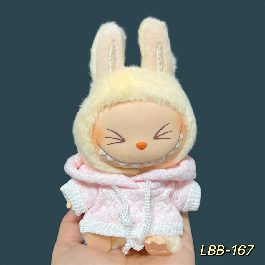 Labubu Plush Doll Skirt- Adorable Skirt Set for DIY Clothes Accessories