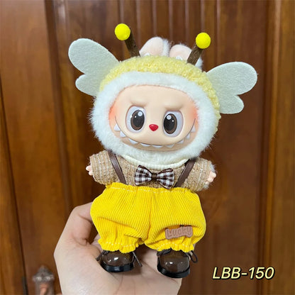 Labubu Plush Doll Skirt- Adorable Skirt Set for DIY Clothes Accessories