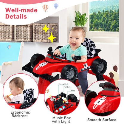 Versatile 4-in-1 Baby Push Walker - Adjustable Height & Speed for Growing Tots!